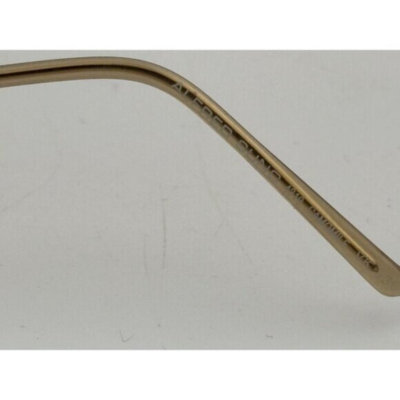 ALFRED SUNG - 4319 CAMOMILE VK 135mm Gold Oval Eyeglass Frames - Picture 5 of 6